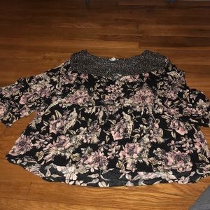 Flower dress top